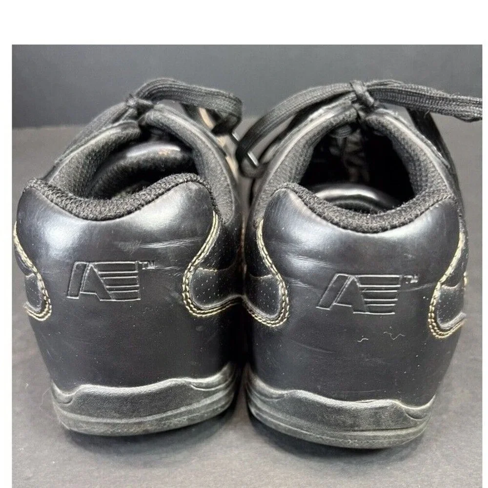 Men's Leather Driving Loafers Black Brown‎ Size 9 American Eagle Casual Comfort